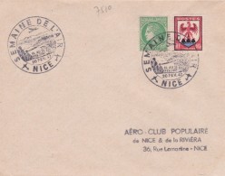 Poste Aérienne - Lettre - Manual Postmarks