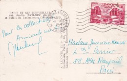 Timbre Sur Lettre 1948 - Brieven En Documenten