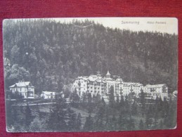 AUSTRIA / SEMMERING / HOTEL PANHANS / 1908 - Semmering