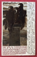 ROMA 1911 FESTE COMMEMORATIVE DELLA PROCLAMAZIONE DEL REGNO D´ITALIA - VIAGGIATA  1911 - Tiro (armi)