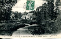 N°427 F -cpa Saint Martin De Sallen -le Moulin Du Bouvinier- - Water Mills