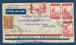Argentine - Enveloppe En Recommandée De Rocamora Pour La France En 1940 - Réf. S 38 - Brieven En Documenten