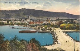 Schweiz, 1917, Zürich, Quaibrücke, Uetliberg, Nach Steffisburg, Siehe Scans! - Steffisburg