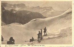 Schweiz, 1916, En Ski Au Lac D'Ai, Lausanne Nach Steffisburg, Siehe Scans! - Steffisburg