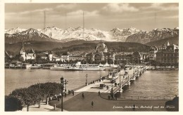 Schweiz, 1930, Luzern Seebrücke, Bahnhof, Alpen, Nach Steffisburg, Siehe Scans! - Steffisburg