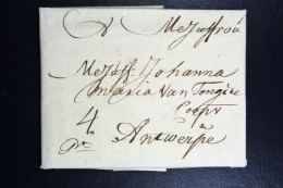 Complete Letter  1715 Amsterdam To Antwerp - ...-1852 Vorläufer