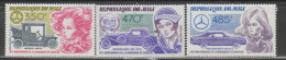 MO25.-. MALI SC#: C503-05.-. 1984.-. MNH.-.AUTOS/CARS/CARROS- Gottlieb Daimler 150th Birth Anniversary GREAT! Cat$13.25 - Sonstige (Land)