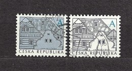 Czech Republic 2012 ⊙ Mi 673, 752 Sc 3491 Folk Architecture A. Volksarchitektur. Tschechische Republik C1 - Used Stamps