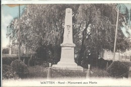 NORD - 59  - WATEN Canton De Wormhout - 2500 Hab - Monument Aux Morts - Wormhout