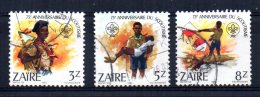 Zaire - 1982 -  75th Anniversary Of Boy Scout Movement (Part Set) - Used - Oblitérés