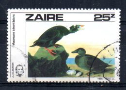 Zaire - 1985 -  25z Audubon Birth Bicentenary/Surf Scoter - Used - Gebruikt
