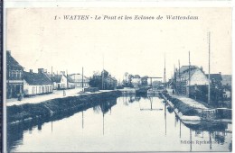 NORD - 59  - WATEN Canton De Wormhout - 2500 Hab - Pont Et église De Wattendam - Wormhout