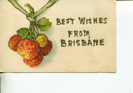 (157) Very Old Postcard - Carte Ancienne - Australia - QLD - Best Wishes From Brisbane - Brisbane