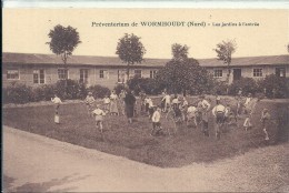 NORD - 59  - WORMHOUT - Préventorium - Les Jardins à L'entrée - Enfants Avec Cerceaux - Wormhout