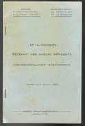 Etablissements Recevant Des Mineurs Déficients - 1957 - 26 Pages 21 X 13,5 Cm - Droit