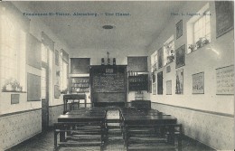 Alsemberg   -   Pensionnat St-Victor.   Une Classe.   -   Prachtige Kaart Van Een Klas, 1907  Naar Leuven - Beersel