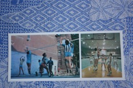 Sport. RUSSIA. BASKETBALL. VOLLEYBALL -  1978 Postcard - Baloncesto