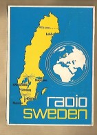 Jolie CP Carte QSL Radio Sweden Suède - Géographique - CAD Stockholm 29-05-1974 Pour J-Y Crocolas Crolas Houilles - Radio