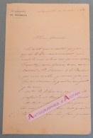 L.A.S 1853 Colonel ROBINET DE PLAS > Général RENAULT Régiment 6è DRAGONS Lunéville Lettre Autographe Boensch Noblesse - Politisch Und Militärisch