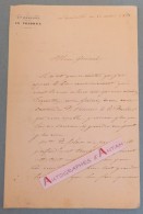 L.A.S 1853 Colonel ROBINET DE PLAS > Général RENAULT Régiment 6è DRAGONS Lunéville Lettre Autographe Boensch Noblesse - Politicians  & Military
