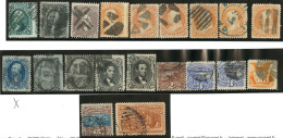 Collection. 1861-1893, Divers Entre Les N°22 Et 90. - TB, B Ou Pd - Other & Unclassified