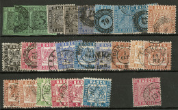 Bade. Lot. 1853-1868, Divers Entre Les N°6 Et 25. - TB, B Ou Pd - Andere & Zonder Classificatie