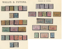 WALLIS ET FUTUNA. Collection. 1920-1954 (Poste, PA, Taxe), Assez Complète Sauf France-Libre, + Doubles Obl. - TB - Other & Unclassified