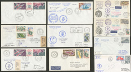 Lot. 1975-1977 (Poste, PA), 10 Plis Affts Et Obl Dumont D'Urville Et Cad Divers. - TB - Other & Unclassified