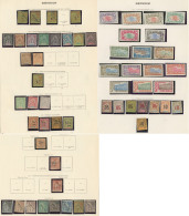 Collection. 1889-1945 (Poste, PA, Taxe), Des Valeurs Moyennes Et Séries Complètes, Nombreux Doubles Obl, + - Other & Unclassified