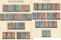 HAUTE-VOLTA. Collection. 1920-1963 (Poste, PA, Taxe), Des Valeurs Moyennes Et Séries Complètes, Nombreux D - Other & Unclassified