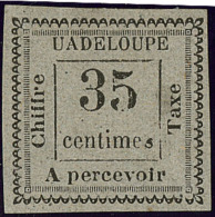 Taxe. Surcharge " UADELOUPE". No 11a. - TB - Other & Unclassified