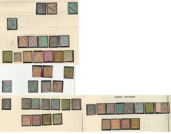 Collection. 1892-1893 (Poste), Diverses Valeurs Type Groupe Dont Qqs Ex Obl. - TB - Other & Unclassified