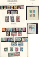 ALLEMAGNE (occupation Française). Collection. 1945-1949 (Poste, BF), Complète Dont Bade 46a. - TB - Other & Unclassified