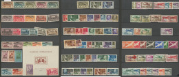 Collection. 1936-1958 (Poste, PA, BF, Taxe), Bonnes Et Moyennes Valeurs Et Séries Complètes, Des Ex **. - - Other & Unclassified