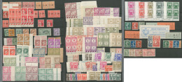 1900-1955 (Taxe, FM, Préos, Monténégro), Bonnes Et Moyennes Valeurs, Doubles Et Multiples Dont Bloc - Collections