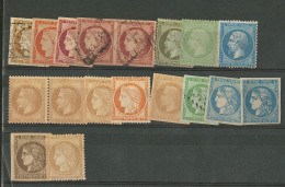 1849-1875, Entre Les N°1 Et 59, Divers Ex *, (*) Ou Obl, Tous états Dont Réparés - Collections