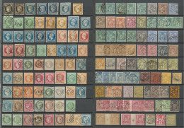 1849-1900, Nuances Et Obl Diverses. - TB, B Ou Pd - Collections