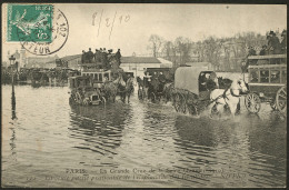 Cartes Postales."Paris-La Grande Crue De La Seine Janvier 1910-Esplanade Des Invalides", Afft 137. - TB - Unclassified