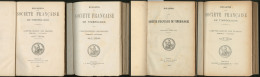 Bulletins De La Société Française De Timbrologie, 1875 à 1892, Tomes I à IV, Reli&eac - Unclassified