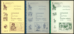 Catalogue Des CP De Franchise Militaire 1914-1918 Et 1939-1945, Par A. Weingarten, En 3 Fascicules Brochés. - TB - Unclassified