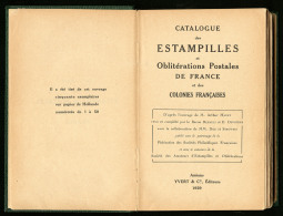 Catalogue Des Estampilles Et Obl Postales De France, éd. Yvert 1929, Relié. - TB - Unclassified