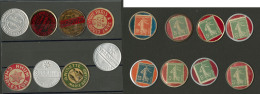 8 Jetons Différents Dont Rhum Charleston Et Armes Verney-Carron, Avec N°137 (6), 138 Et 140. - TB - Coins