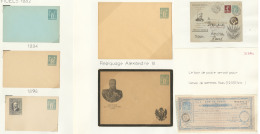 Sage. Collection. 1882-1900, 51 CP, CL, Enveloppes, Neuves Ou Obl, Valeurs, Nuances, Formats Divers. - TB - Other & Unclassified