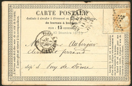 Cartes Postales Annonces. SF N°19, 15c Entaillé "CA", Série 1211, De Nov 73. - TB - Other & Unclassified