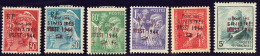 Brest. "pour Les/SINISTRES" 1ère Surcharge. Poste 546, 549, 649, 651, 514 Et 524. - TB - War Stamps