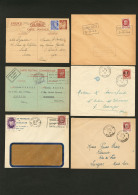 Lot 1941-1944, 6 Enveloppes Ou CP, Affts Divers. - TB Ou B - WW II