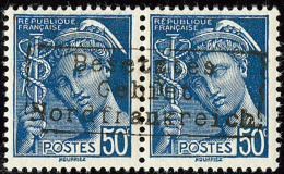 GUERRE (N°Yvert, Cote Maury). Coudekerque. No 7 (Maury 9), Paire Horizontale. - TB - War Stamps