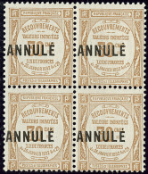 ANNULE. No 25, Bloc De Quatre. - TB - Instructional Courses