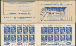 No 886 C9, Carnet De 20t, Sans N°de Série, Couverture "Revue Des PTT". - TB - Other & Unclassified