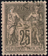 Surcharge 4 Lignes. No 7, (25c Noir Sur Rose), 31 JANV Avec Inversion Du Mois (3ème Ligne) Et De La Date (4&egrav - Altri & Non Classificati